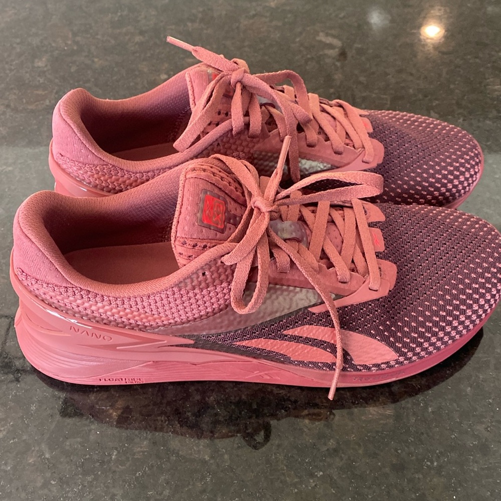 Reebok Nano X3 Sneakers Sedona Rose Maroon, New Women's Training Shoes Size 9.5